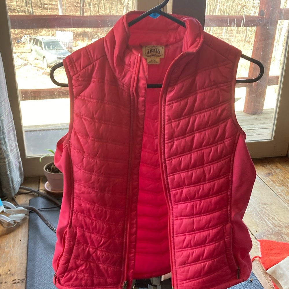 Ariat Pink Insulated Puffer Vest